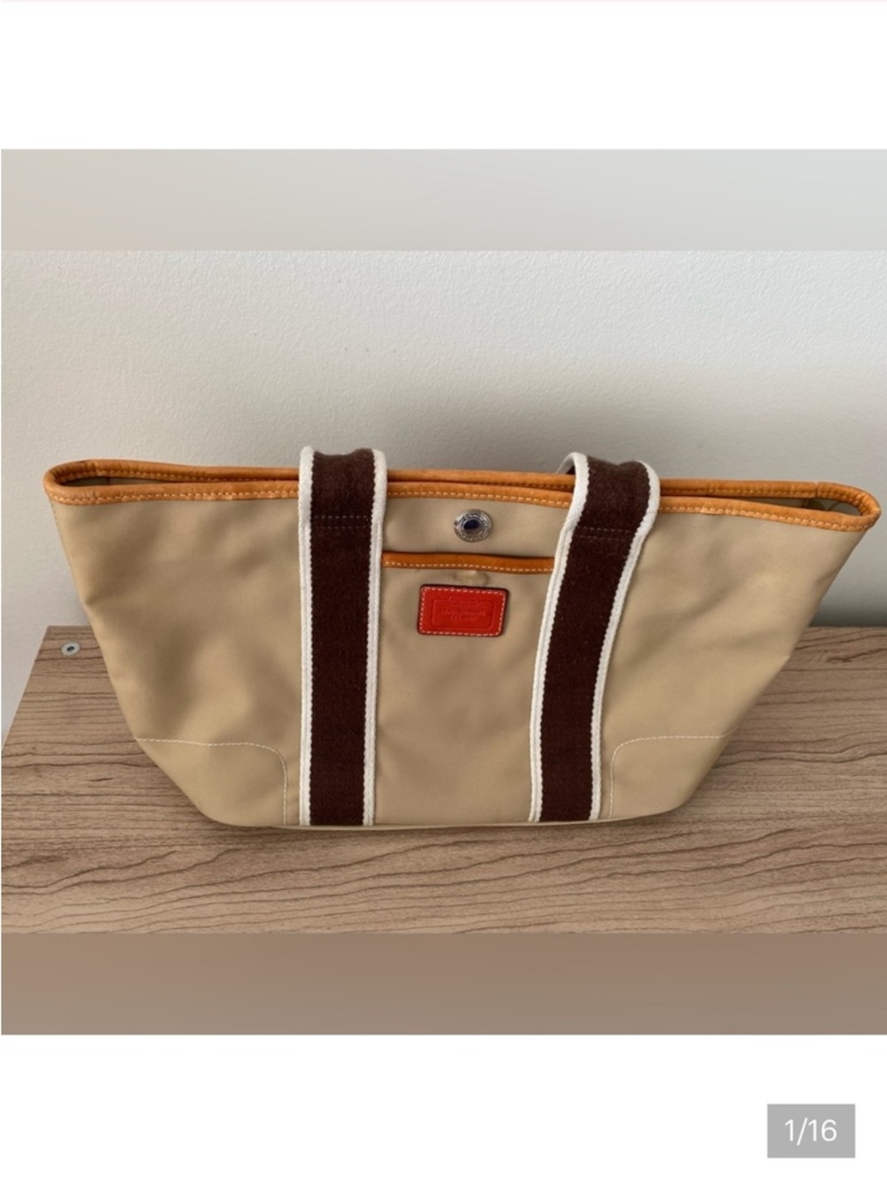 Vintage Coach Mini Hamptons Tote